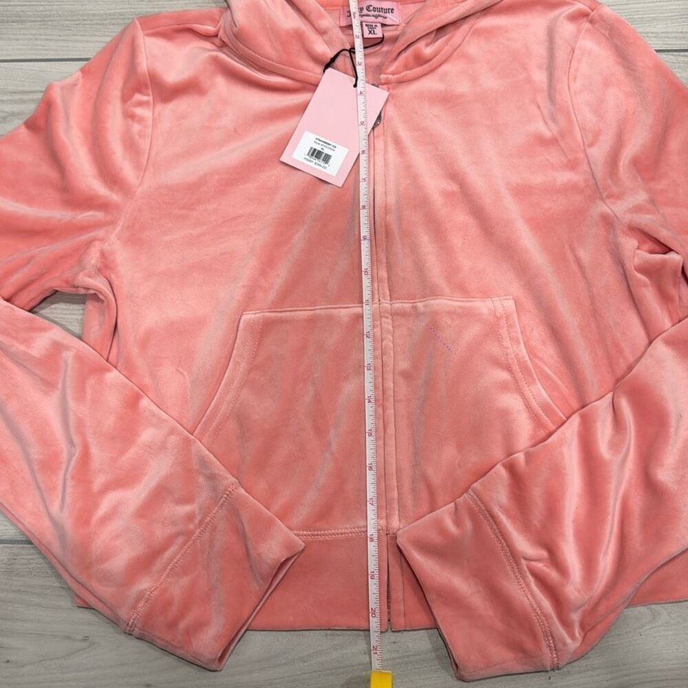 NWT juicy couture Strawberry ice pink track suit size xl   Bedazzled butt and ba - Picture 12 of 13
